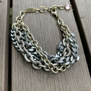 Sabika Modern Diva Metal Chain Bracelet S/S 2012